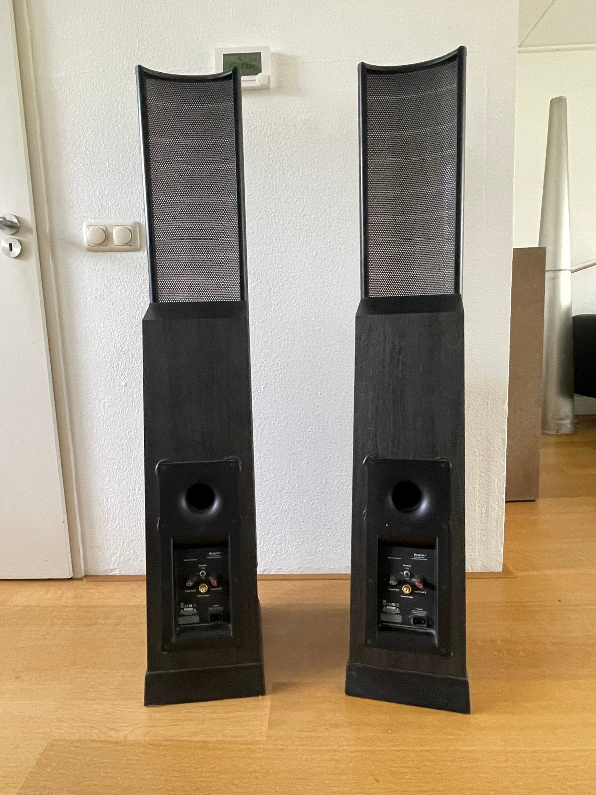 Martin Logan Purity actieve elektrostatische luidsprekers, Audio, Tv en Foto, Luidsprekers, Gebruikt, 120 watt of meer, Front, Rear of Stereo speakers