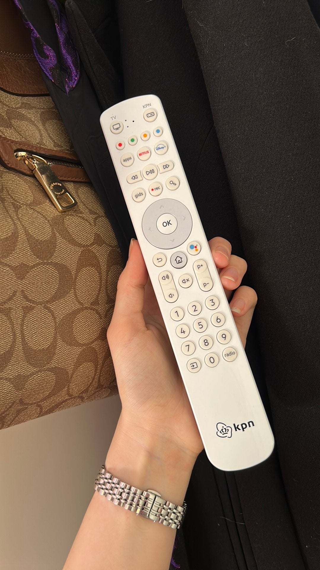 Kpn box afstandsbediening tv remote, Ophalen of Verzenden, Zo goed als nieuw, Tv