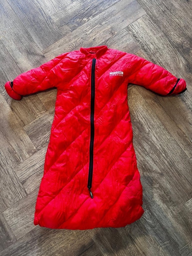 Morrison Outdoors Little Mo 40 babyslaapzak, Zo goed als nieuw, Rood, Slaapzak, Overige merken