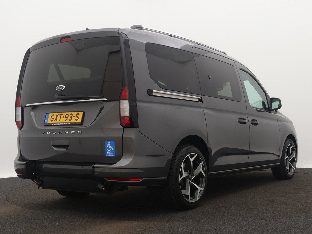 Ford GRAND TOURNEO CONNECT 1.5 TSI Rolstoelauto Direct Lever, Auto's, Ford, Keurmerk '100% Onderhouden', 12 maanden, Stof, Euro 6