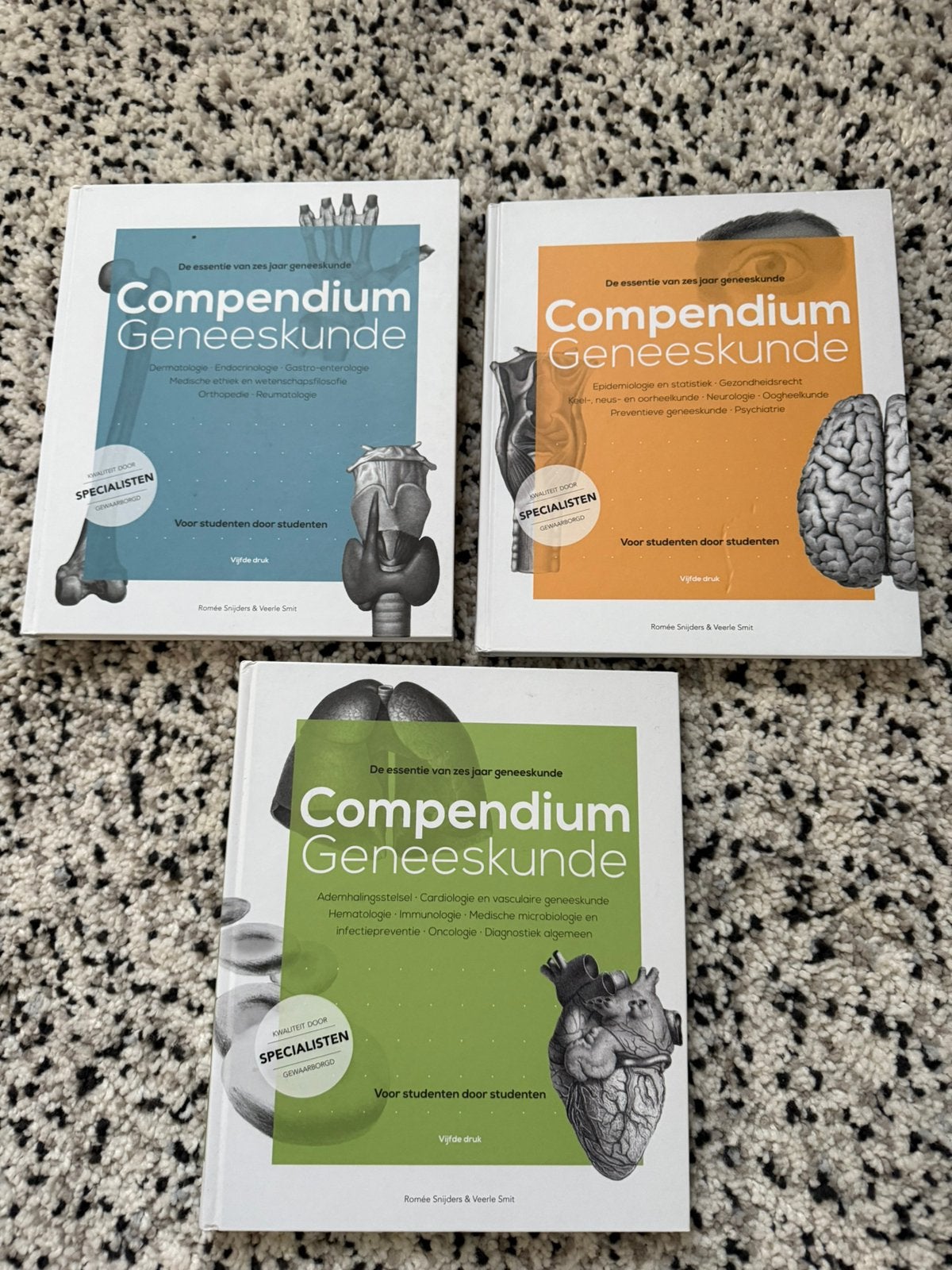 Compendium Geneeskunde 5e druk – Complete set (3 delen), Boeken, Ophalen, Zo goed als nieuw