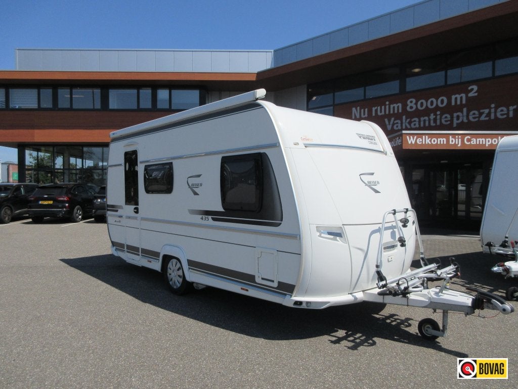 Fendt Bianco Selection 435 SF MOVER LUIFEL THULE TENT, Caravans en Kamperen, Lengtebed, Treinzit, Tot en met 3, Fendt