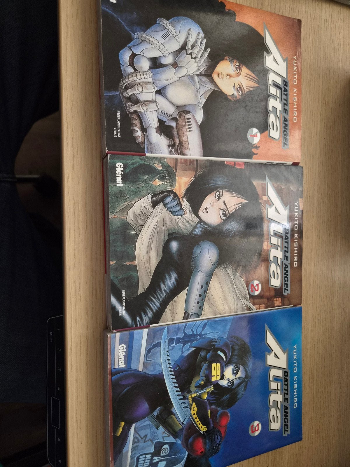 Alita Battle Angel Manga - Deel 1, 2 en 3, Ophalen of Verzenden