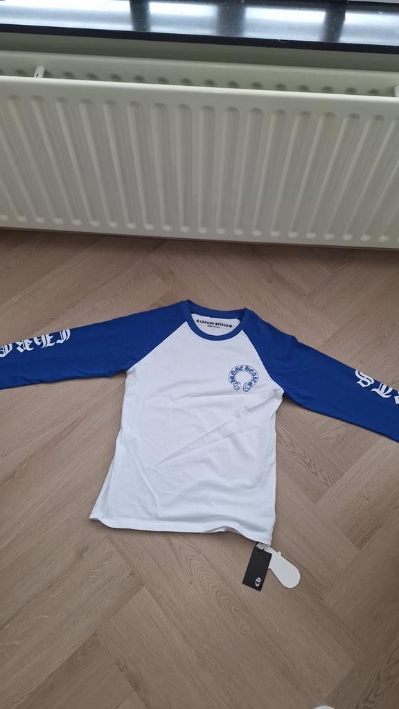 Chrome Hearts longesleeve, Kleding | Heren, Ophalen of Verzenden, Nieuw, Blauw