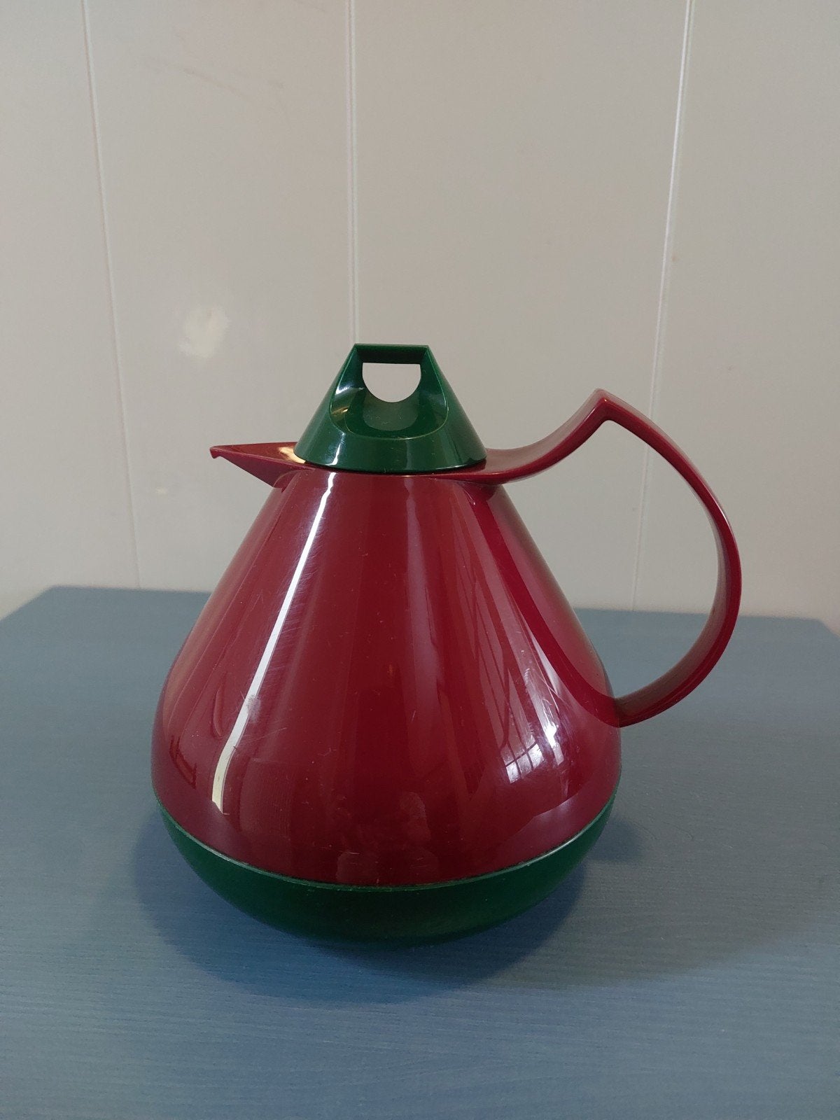 Vintage thermoskan Memphis stijl BMF Germany, Overige materialen, Kan, Gebruikt, Overige merken