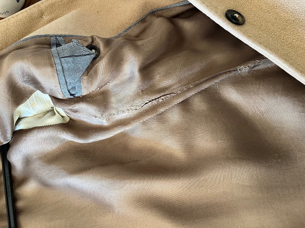 Closed wollen mantel/jas, Kleding | Dames, Maat 38/40 (M), Bruin, Closed, Ophalen of Verzenden