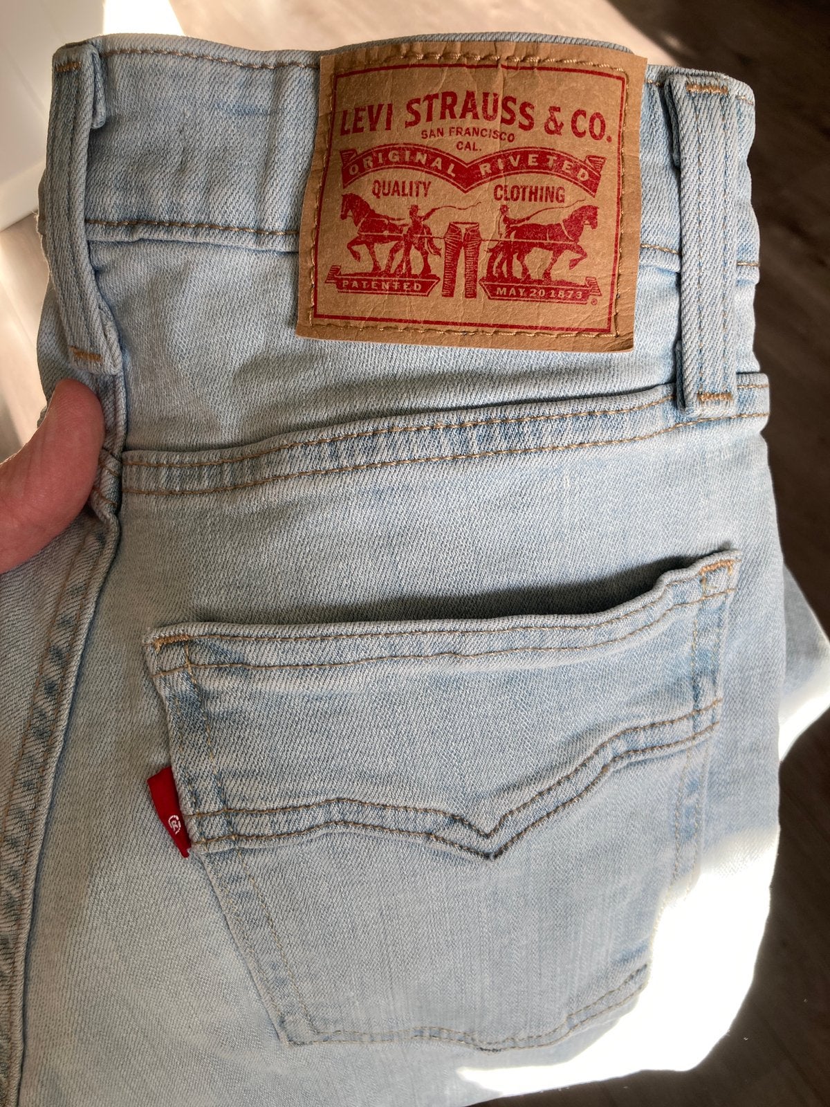 Levi’s bootcut jeans W25, Ophalen of Verzenden, Zo goed als nieuw, Blauw, W27 (confectie 34) of kleiner