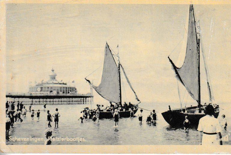 SCHEVENINGEN - PLEZIERBOOTJES, Ophalen of Verzenden, 1920 tot 1940, Ongelopen, Zuid-Holland