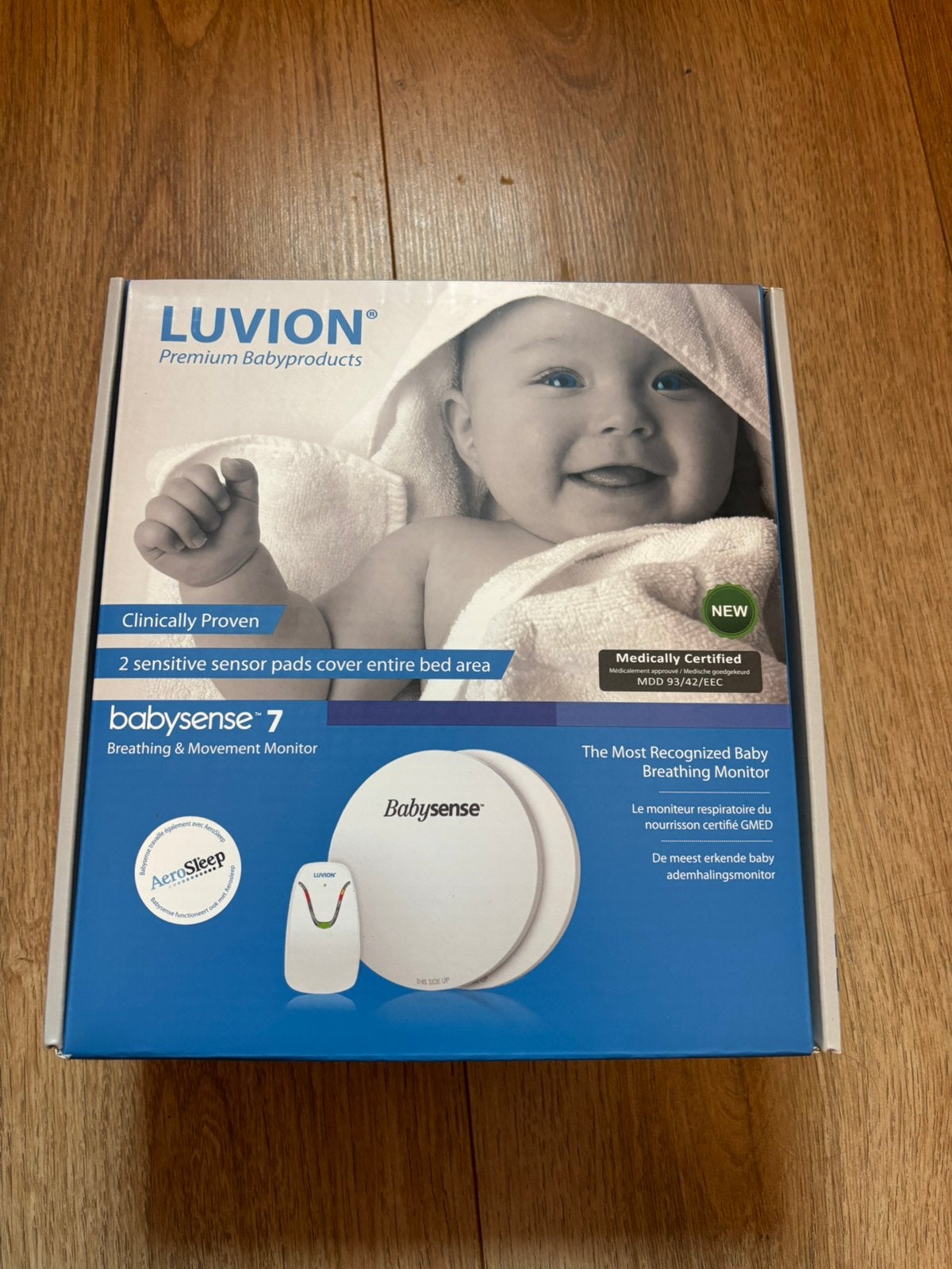 Ademhalingsmonitor baby van Luvion, zeer goede staat!, Kinderen en Baby's, Ophalen of Verzenden, Zo goed als nieuw