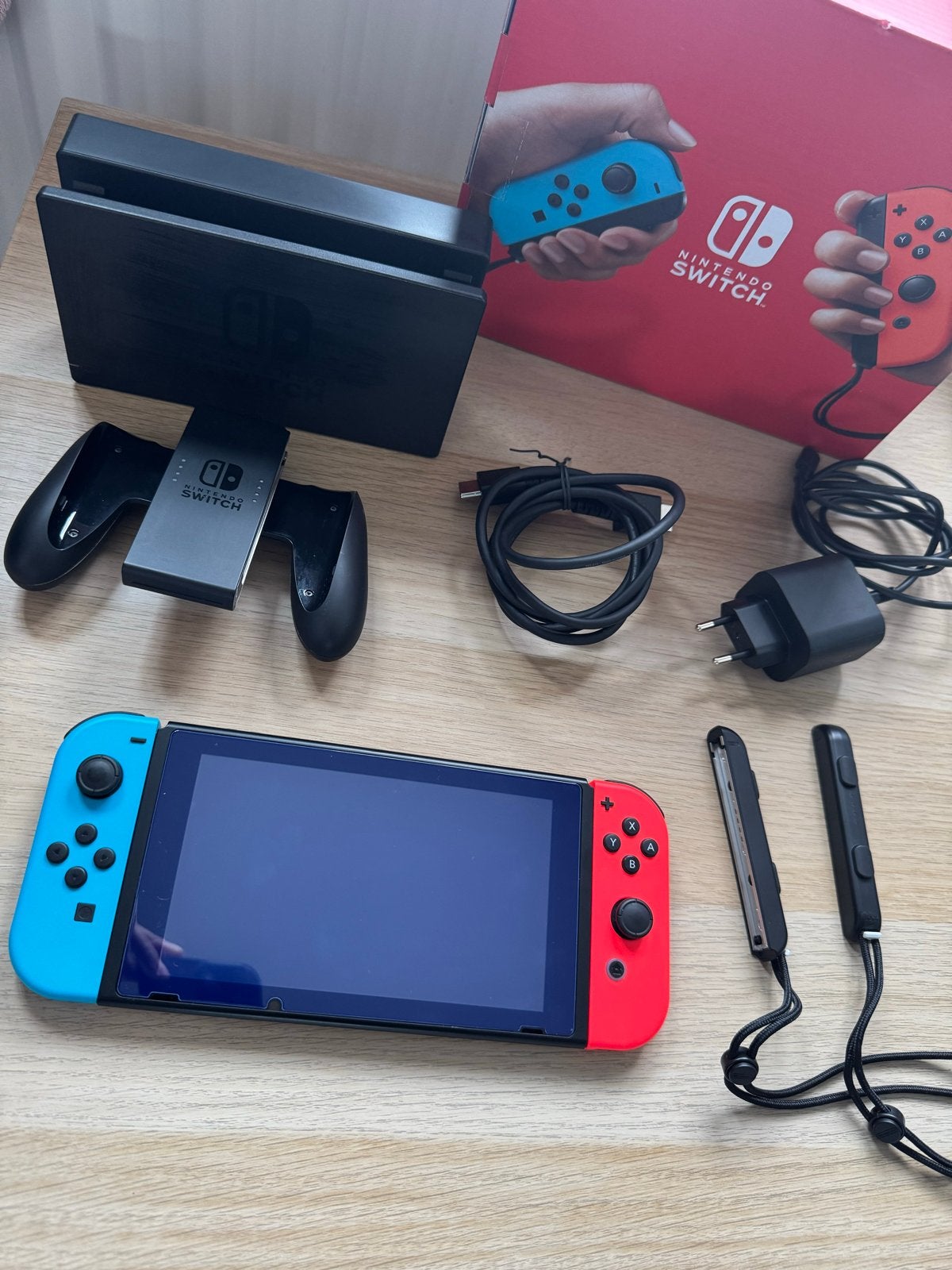 Nintendo Switch 2019 Upgrade met accessoires, Ophalen, Zo goed als nieuw, Met 2 controllers, Switch 2019 Upgrade