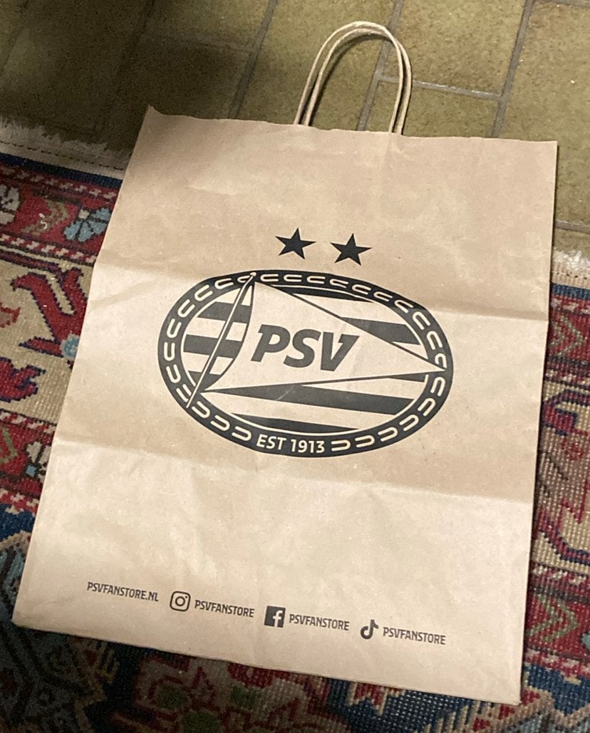 PSV papieren tas, Ophalen of Verzenden, Zo goed als nieuw, PSV, Overige typen