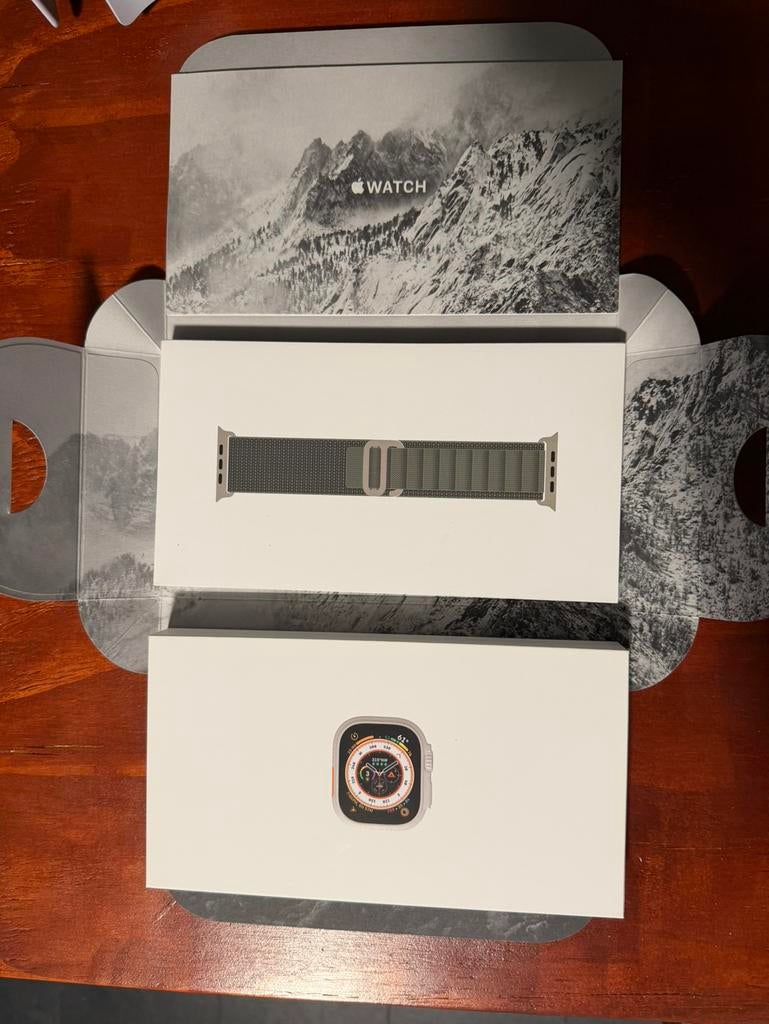 Nette Apple Watch Ultra, IOS, Ophalen of Verzenden, Zo goed als nieuw, Waterdicht
