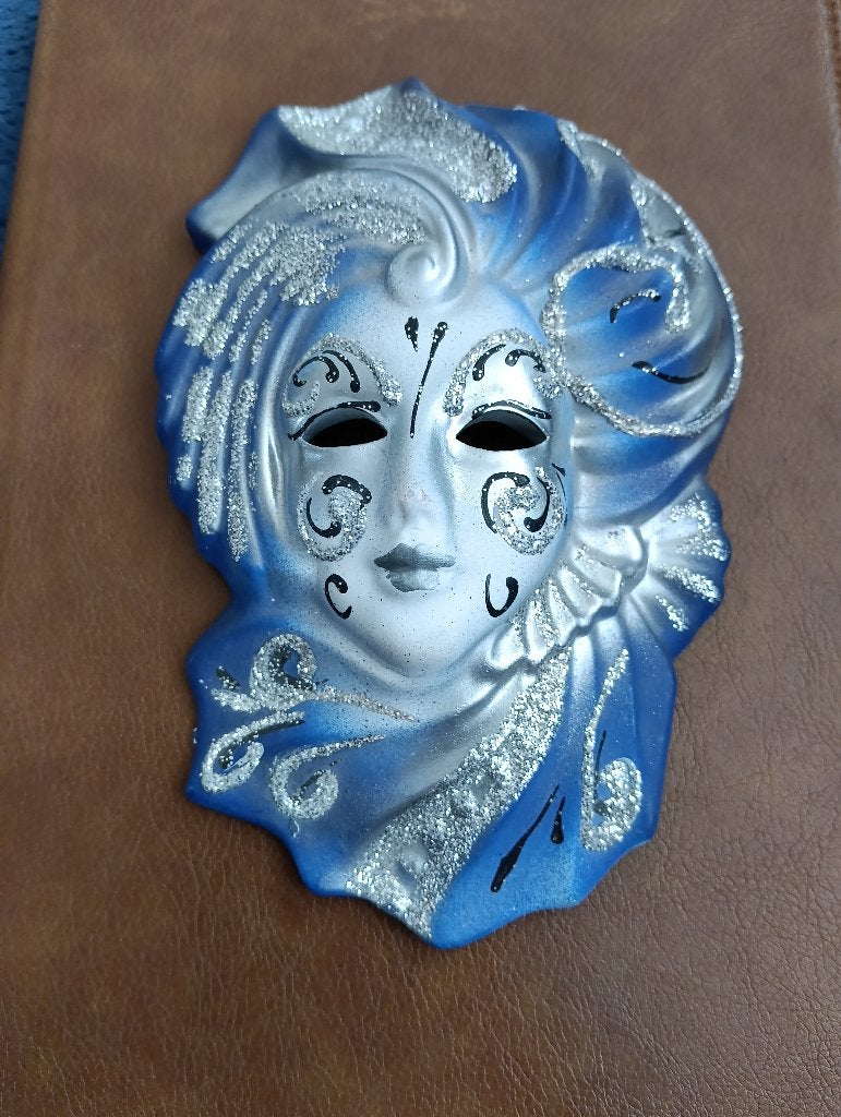 Venetiaans wandmasker. Decoratie., Ophalen, Gebruikt, Meerkleurig, Overige stijlen