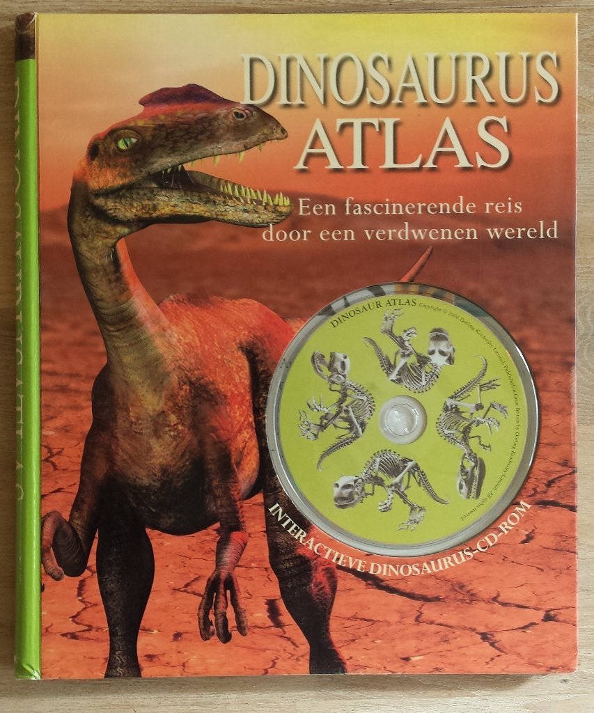 DINOSAURUS ATLAS, zgan. inclusief CD-ROM, Boeken, Overige atlassen, 2000 tot heden, Ophalen of Verzenden, Zo goed als nieuw