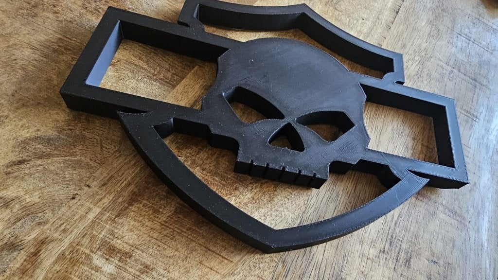 Harley davidson willie g skull 3d print, Ophalen of Verzenden, Nieuw