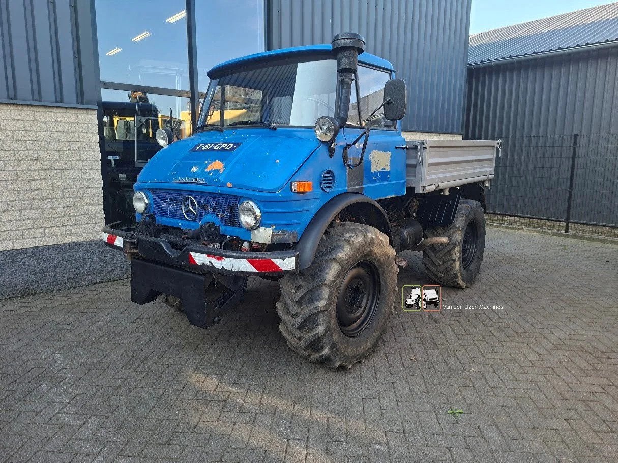Mercedes-Benz Unimog 406 (bj 1981), Auto's, Blauw, Mercedes-Benz, Bedrijf, Diesel