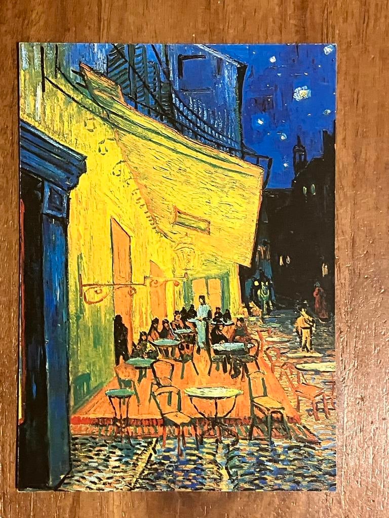 Vincent van Gogh - Caféterras bij nacht, Arles, Ophalen of Verzenden, 1980 tot heden, Ongelopen, Frankrijk