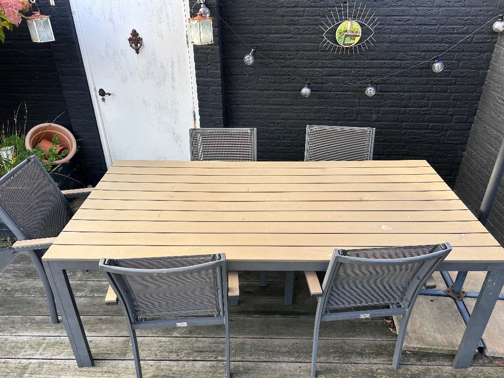 Tuinset, Ophalen, Gebruikt
