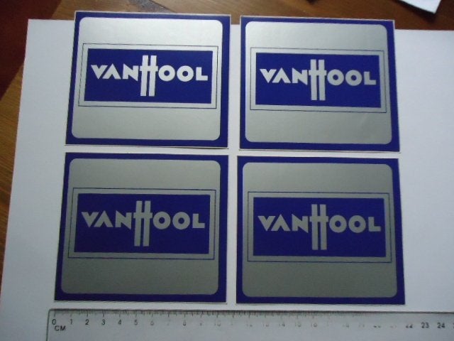 sticker oud Van HOOL logo bus autobus 4 x retro plastic, Verzenden, Zo goed als nieuw, Bedrijf of Vereniging