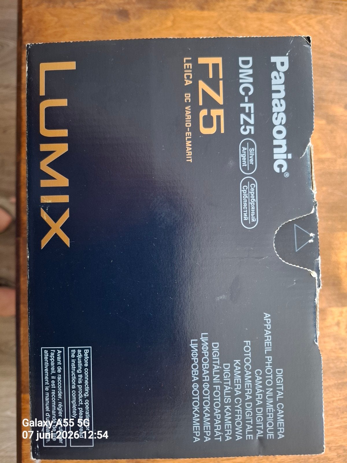 Panasonic Lumix DMC-FZ5 Digitale Camera met Leica Lens, Audio, Tv en Foto, Fotocamera's Digitaal, Ophalen, Zo goed als nieuw, Compact