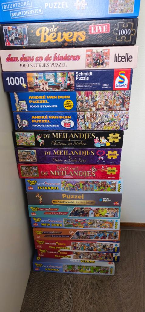 Diverse puzzels, Ophalen, 500 t/m 1500 stukjes, Zo goed als nieuw