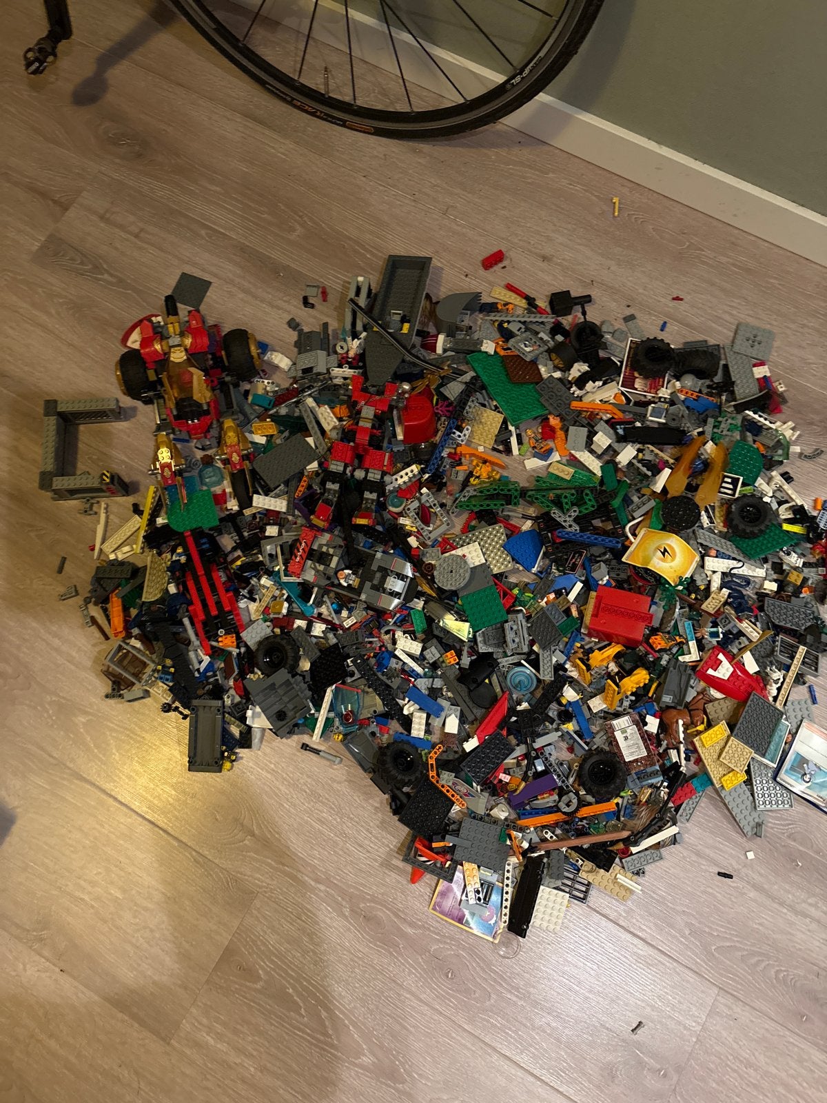 Grote partij diverse Lego met voertuigen en figuren, Kinderen en Baby's, Speelgoed | Duplo en Lego, Inclusief minifiguren, Gebruikt