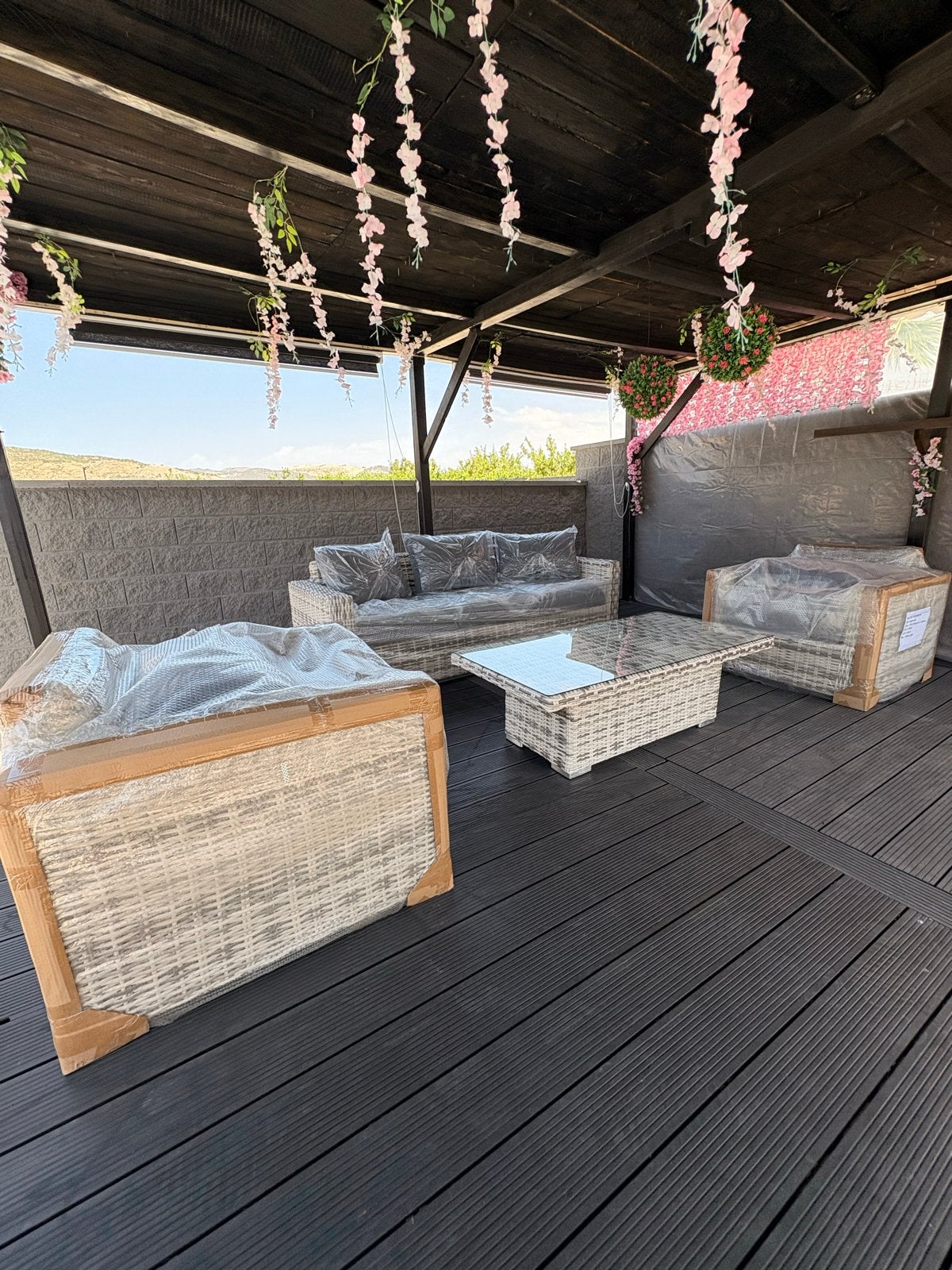Luxe Loungeset - Nieuw in Verpakking, 5 zitplaatsen, Nieuw, Ophalen of Verzenden, Loungeset