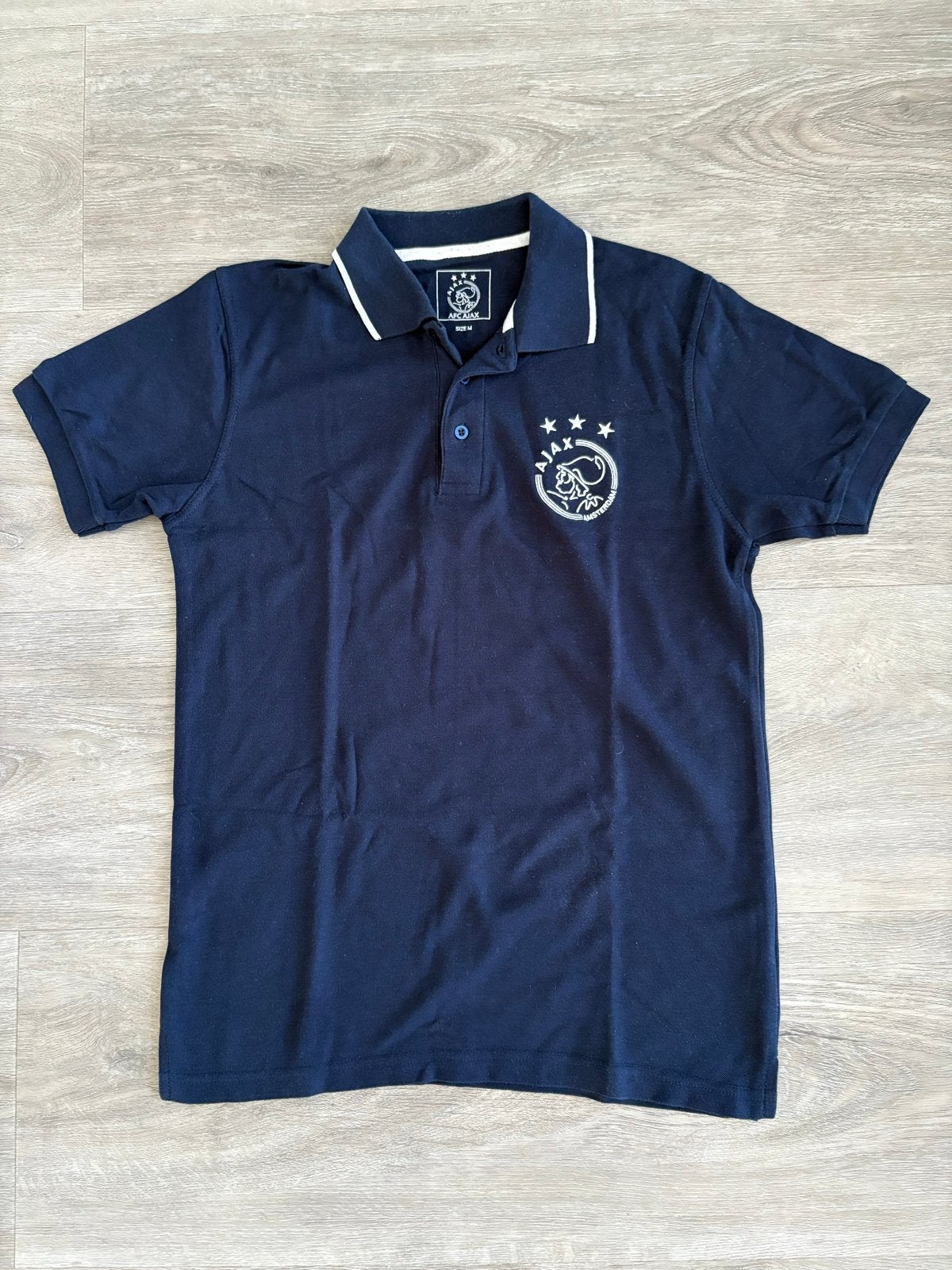 Ajax Polo Shirt Maat M, Ophalen of Verzenden, Zo goed als nieuw, Maat 48/50 (M), Blauw