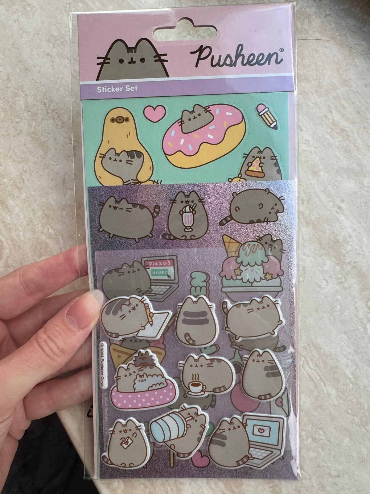 Pusheen stickervellen | ongebruikt, Ophalen of Verzenden, Nieuw, Overige typen, Overige merken