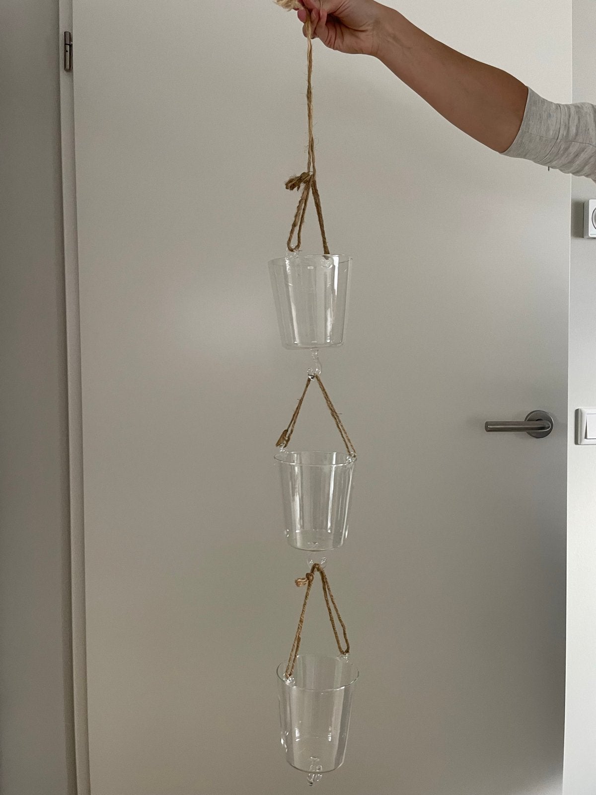 Serax Glazen Hangende Bloempotten - Set van 3, Ophalen, Zo goed als nieuw, Transparant, Glas