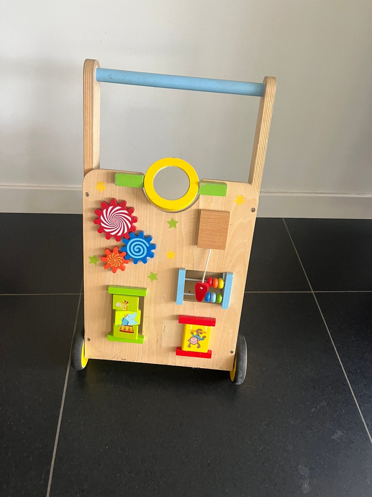 Loopwagen hout, Ophalen, Gebruikt, Duw- of Trekspeelgoed