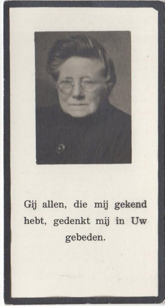 Catharina W.J. Bus 1867 Pannerden + 1948 Zeddam, 81 jaar, Verzenden