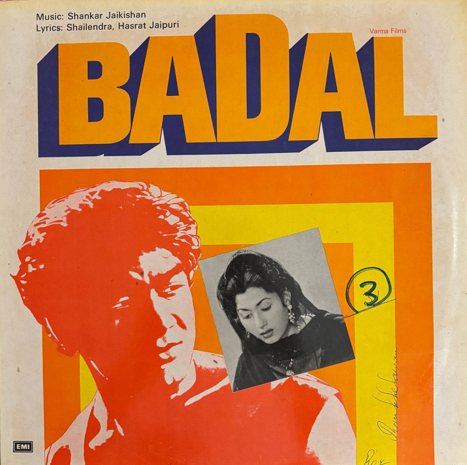 Badal - Shankar Jaikishan - Bollywood Soundtrack LP, Verzenden, 1970 - 1979, Gebruikt, 12 inch