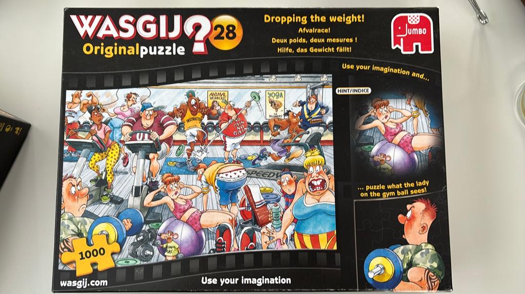 Wasgij puzzel 1000 stukjes, Hobby en Vrije tijd, Denksport en Puzzels, Ophalen, 500 t/m 1500 stukjes, Zo goed als nieuw