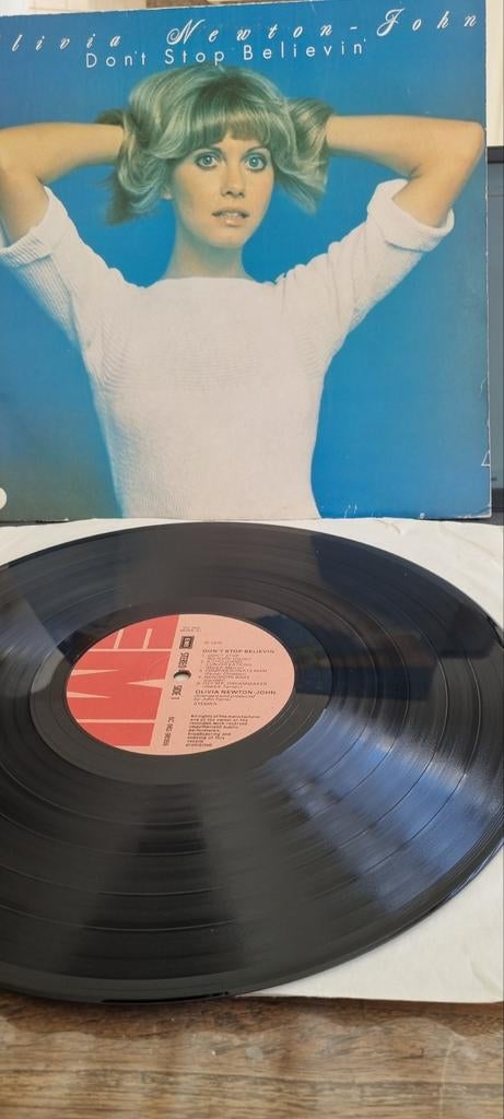 Olivia Newton-John - Don't Stop Believin' LP (1976), Gebruikt, Ophalen of Verzenden, 1970 - 1979, Inclusief binnenhoes