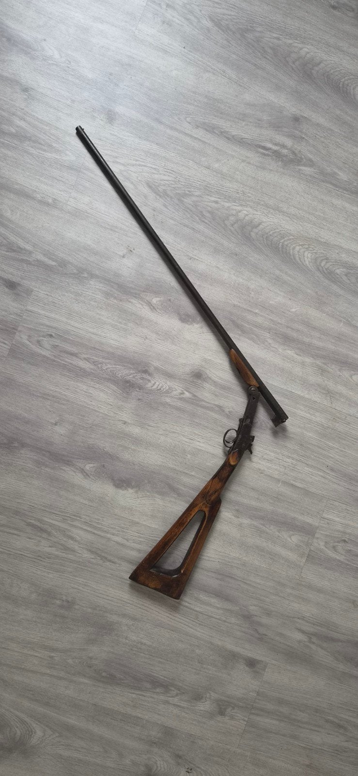 Antiek stropersgeweertje, onklaar, van voor 1870, Ophalen of Verzenden