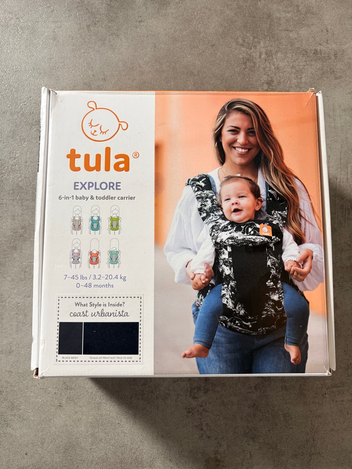 Tula Explore 6-in-1 Baby & Toddler Draagzak - Coast Urbanist, Kinderen en Baby's, Nieuw, Buik, Rug of Zij, Draagzak, Ophalen