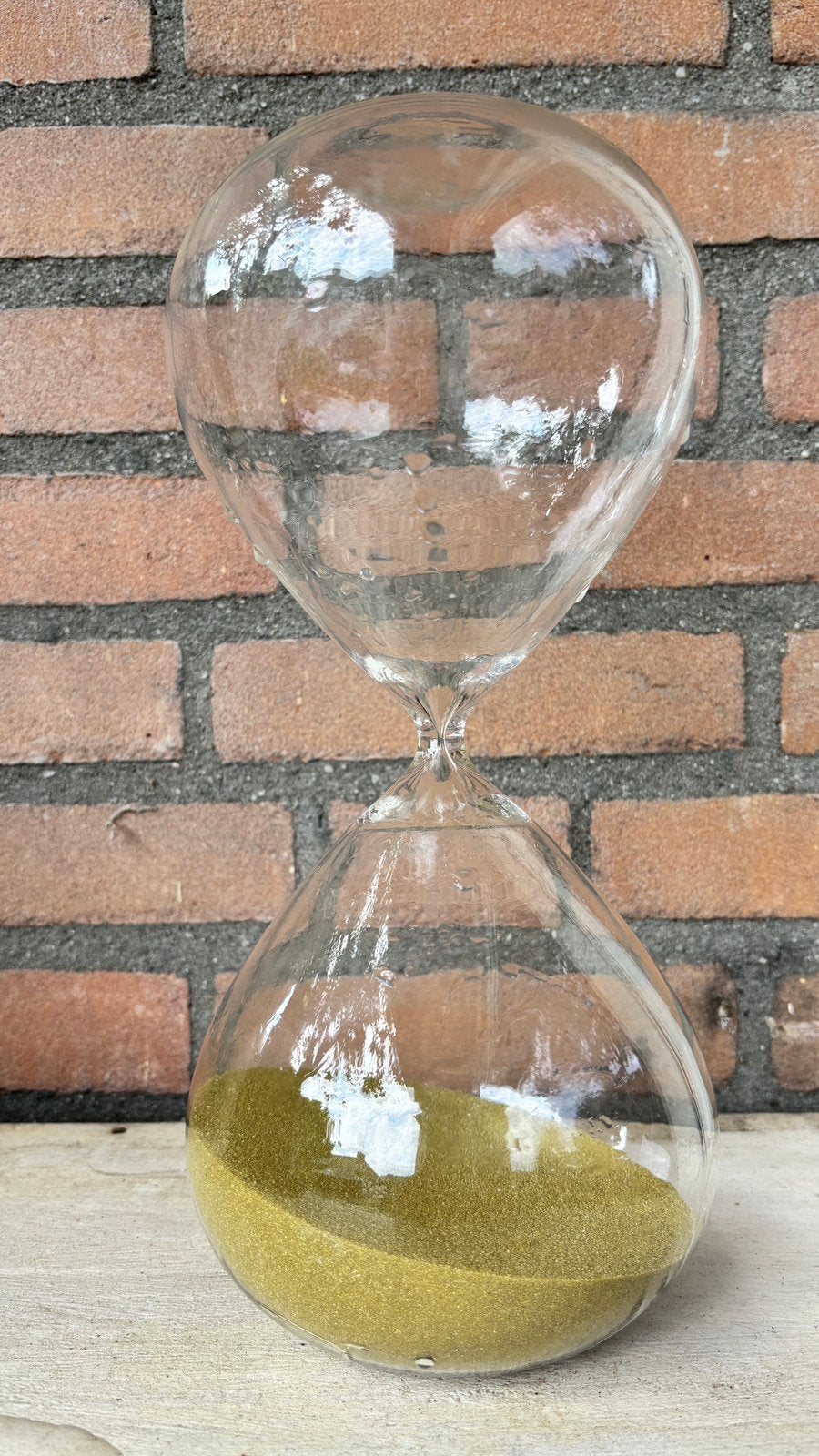 Glazen zandloper, Ophalen, Zo goed als nieuw, Glas, Overige stijlen