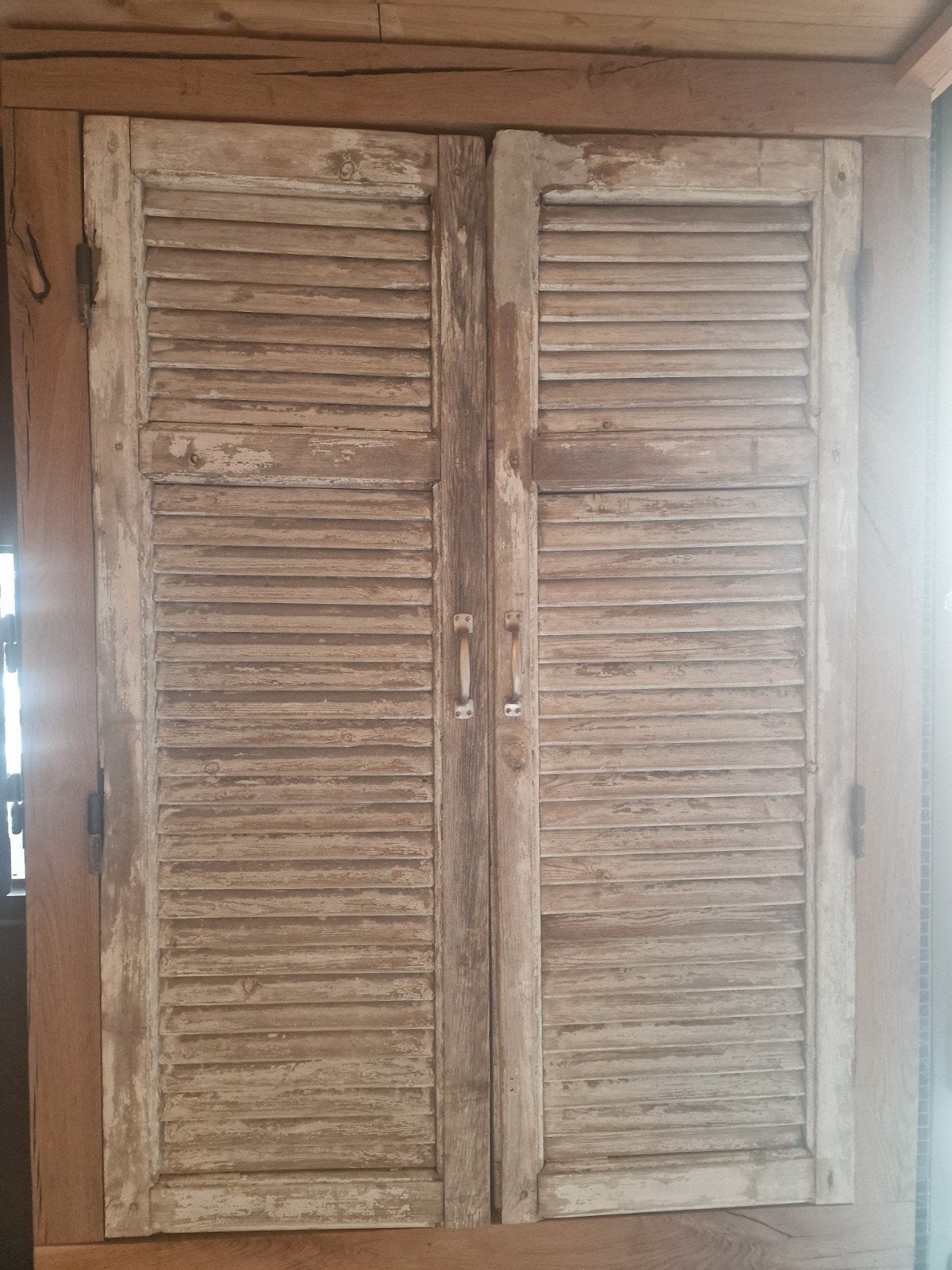 Vintage Louvre deuren, Huis en Inrichting, Ophalen, Gebruikt