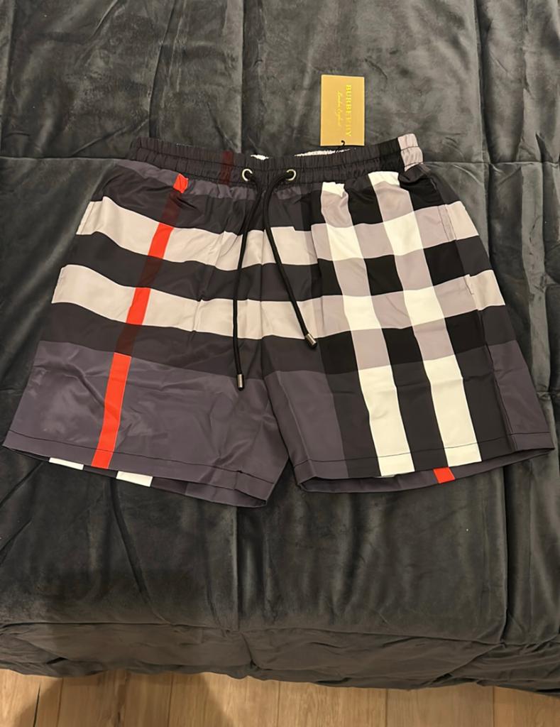 Burberry zwembroek, Kleding | Heren, Verzenden, Maat 46 (S) of kleiner, Blauw, Zwemshort
