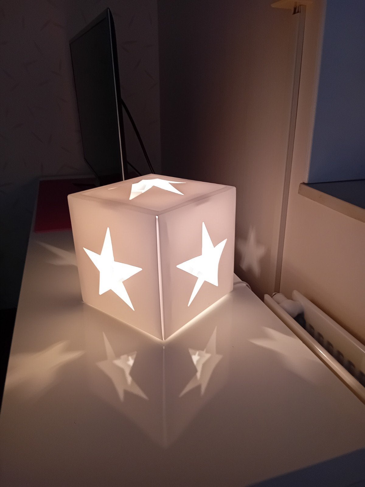 Lampje ster, wit, Ophalen
