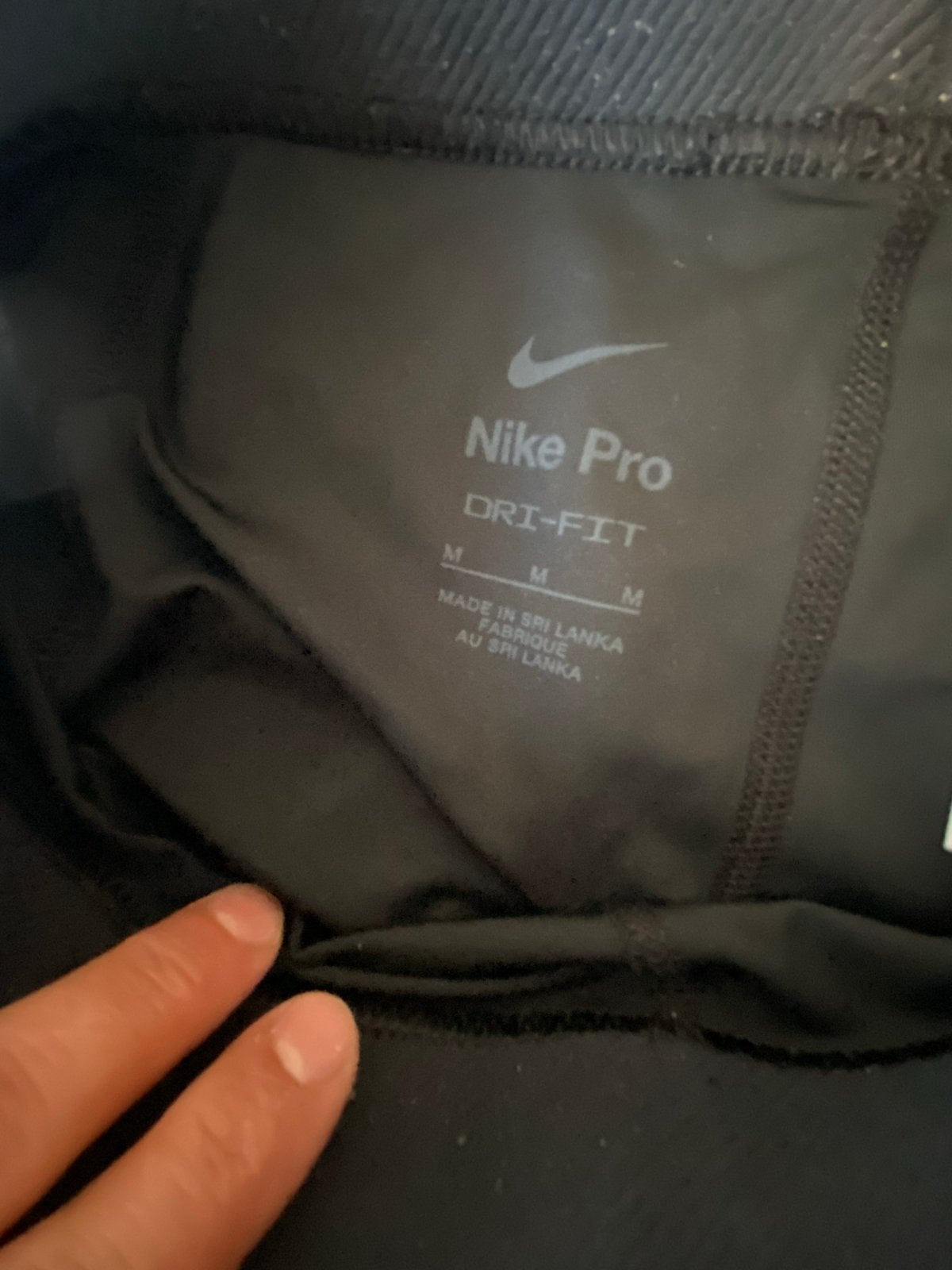 Nike Pro Dri-FIT Legging Zwart Maat M, Kleding | Dames, Maat 38/40 (M), Zwart, Ophalen of Verzenden, Fitness of Aerobics