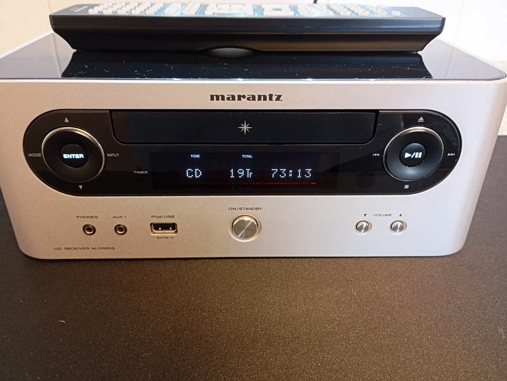 Marantz M-CR503 CD-Receiver, Ophalen of Verzenden, Gebruikt, Marantz, Met radio