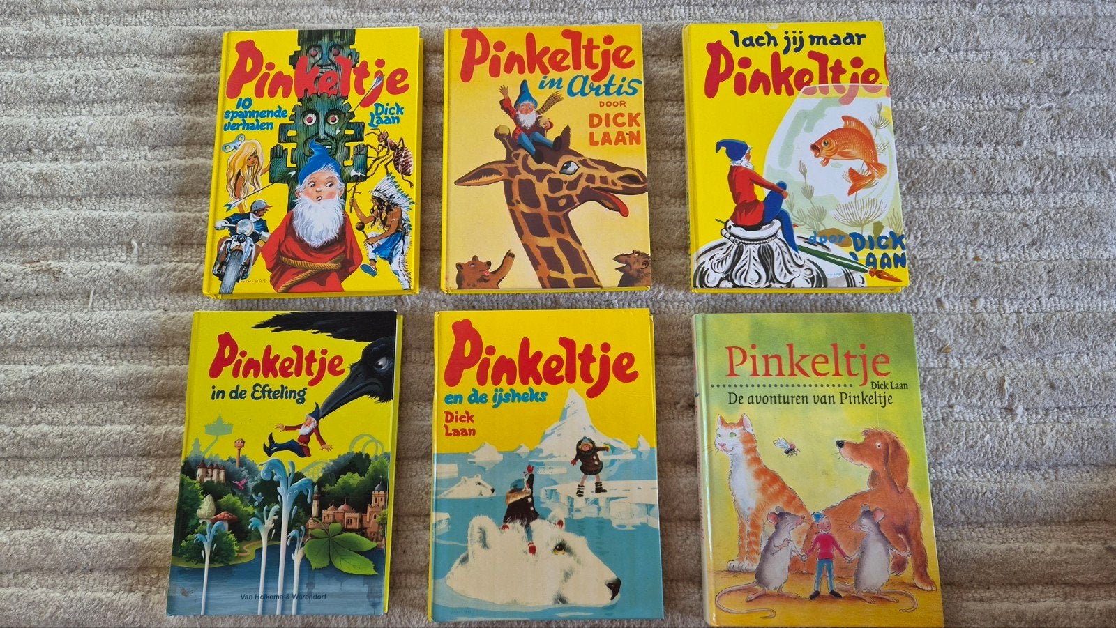 Pinkeltje Boeken Collectie - Dick Laan (6 delen), Ophalen of Verzenden, Gelezen, Dick Laan, Sprookjes