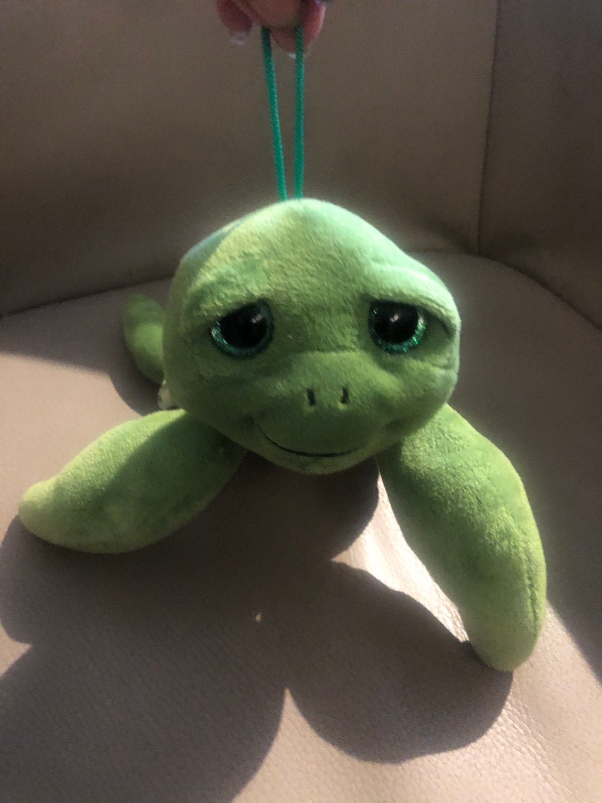 Leuke knuffel schildpad met grote ogen, Groen, Overige merken, Overige karakters, Overige typen