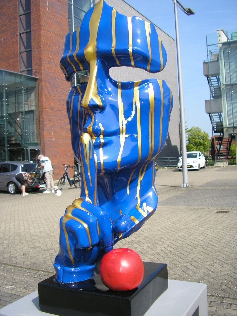 DESIGNBEELD DRIPART 64 CM 4 KILO NIEUWSTAAT OPHAAL/VERZENDE, Ophalen