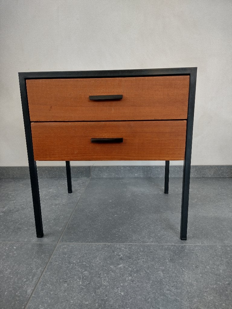 Auping nachtkastje jaren 60, Ophalen, Gebruikt, Minder dan 45 cm, Minder dan 55 cm