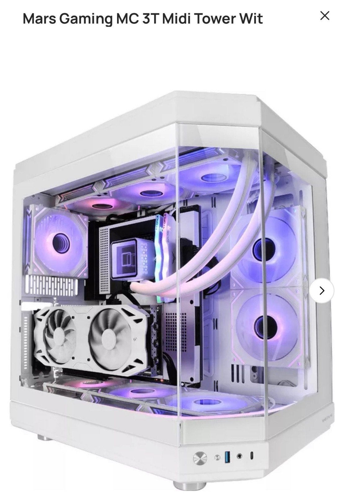 pc kast nieuw verkeerd gekocht, Computers en Software, Desktop Pc's, Ophalen of Verzenden, Nieuw, Onbekend