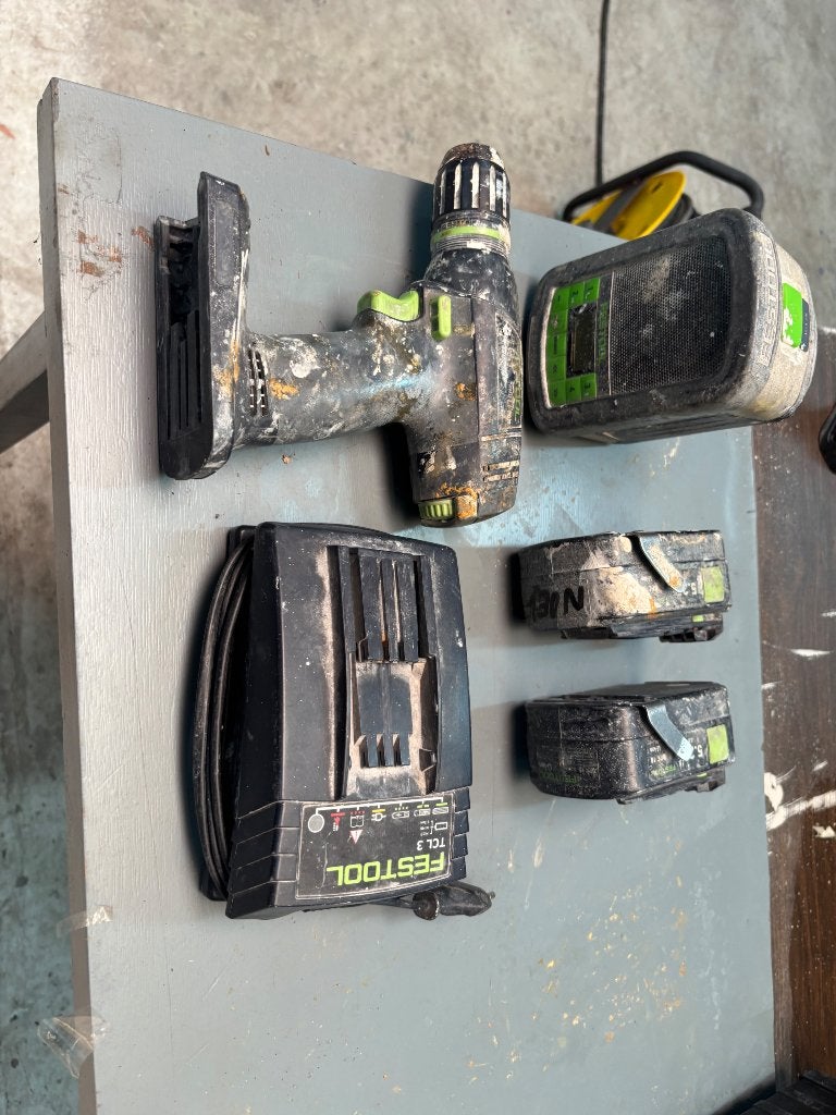 Festool vijsmachine, radio, Doe-het-zelf en Verbouw, Ophalen, Gebruikt, Boor- en Schroefmachine, Variabele snelheid