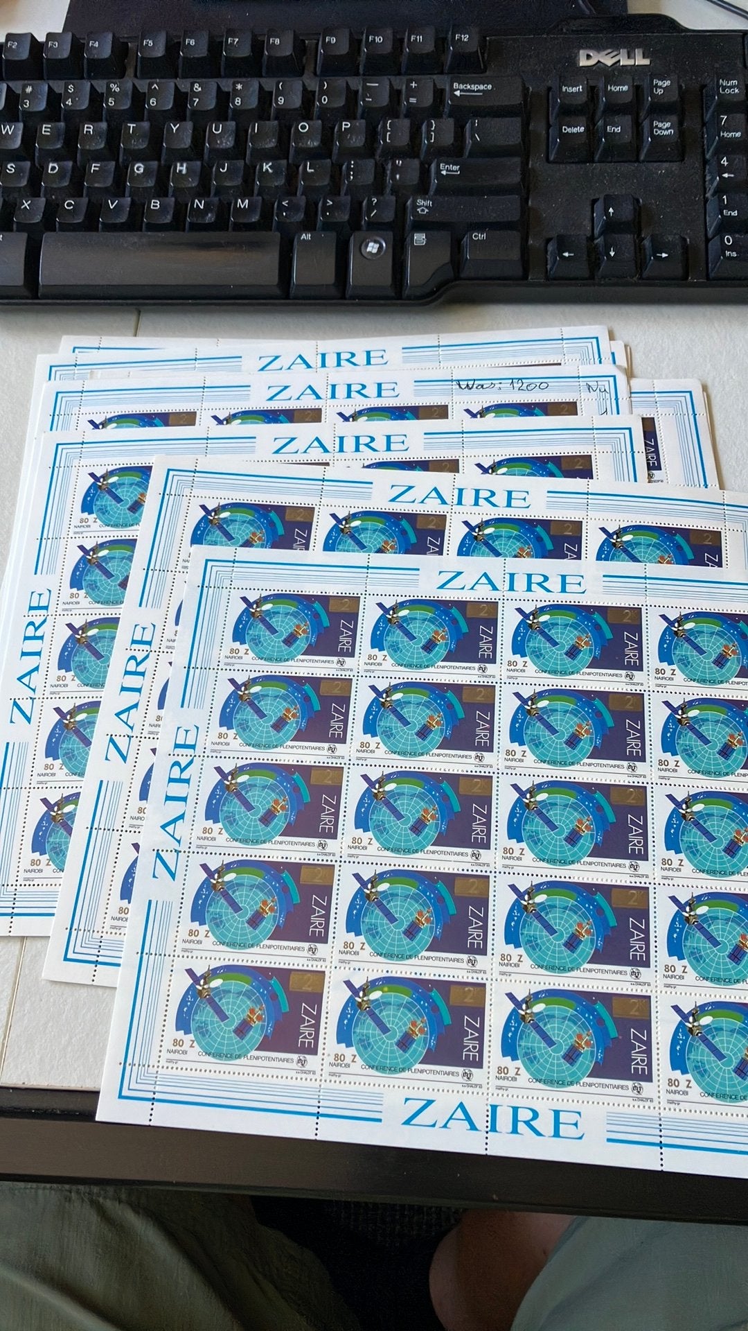 Zaire sw 974 heel veel vellen posrfris, Ophalen of Verzenden, Buitenland